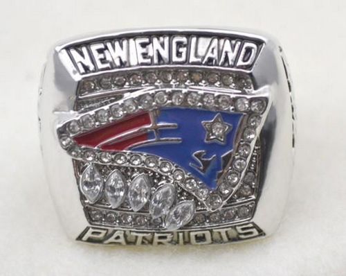 NFL New England Patriots World Champions Silver Ring_2